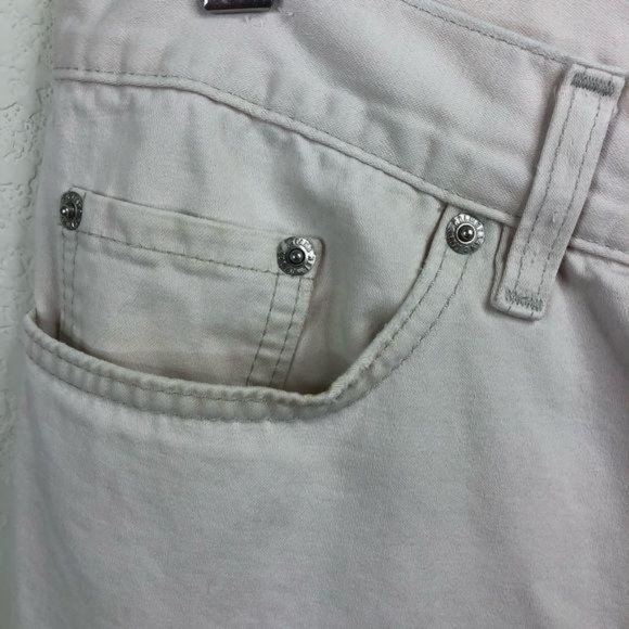 Helmut Lang Masc LoDrainpipe Button Fly Jeans Whit - Picture 3 of 14